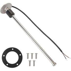 15" 380mm Universal Boat Fuel Tank Sending Unit Stainless Steel Gas Water Fuel Level Sensor Waterproof Fuel Sender Unit - Compatible for Marine Car RV Truck Vehicle