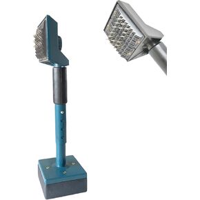 Adjustable Carpet Stretcher Knee Kicker with Telescoping Handle and Padded Base, Carpet Stretcher Tool Knee Kicker-Blue