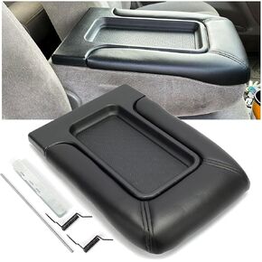 LID CENTORE CENTORE ECOTRIC CENTOLE LID متوافق مع 1999-2007 CHEVY SILVERADA TAHOE AVALANCHE Suburban GMC Sierra Yukon Escalade Armrest Latch Latch Protectizer Cover لعام 19127364