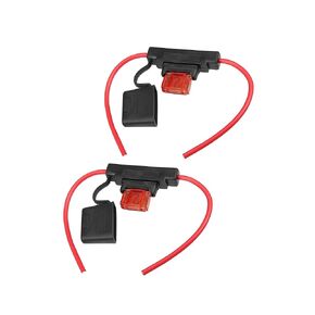DC 12V 10 Gauge Car in Line ATC Blade Style Inline Fuse Holder with 50A Large Fuse Replacement