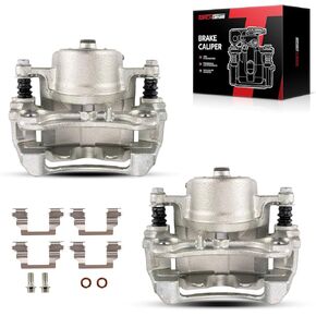 Torchbeam Front Brake Calipers Set for Chevrolet 2004-2012 Malibu, Pontiac 2005-2010 G6, Saturn 2007-2009 Aura, Front Left and Front Right Calipers Replace # 18B4910A+18B4911A