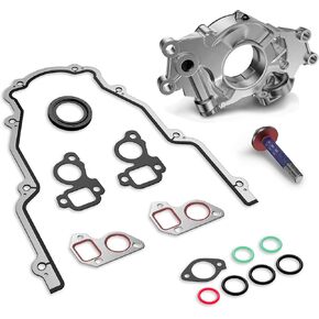 M295HV High Volume LS Oil Pump kit with Gaskets and Balancer Bolt Compatible with 4.8L 5.3L 6.0L Silverado Avalanche Suburban Tahoe Trailblazer GMC Sierra Yukon Cadillac Escalade
