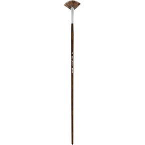 Silver Brush Limited 26046 Monza Fan Brush للوحات النفط والأكريليك ، الحجم 6 ، مقبض طويل