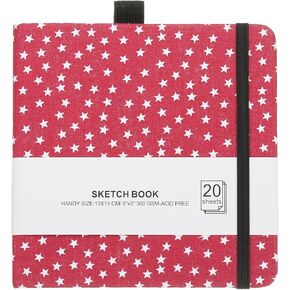 Patikil 5.1x5.1 Sketchbook ألوان مائية ، 20 ورقة 300GSM/203LB كراسي الورق المائية حمض الأحماض المائية المجانية