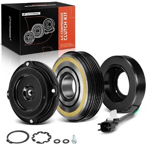 A-Premium Air Conditioner AC Compressor Clutch Kit Compatible with Ford Fusion 2013-2020, Edge 2016-2018 & Lincoln MKZ 2013-2020, 2.0L 2.5L