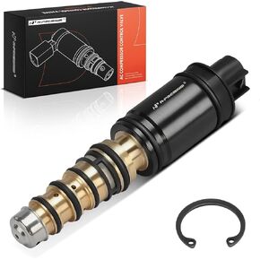 A-Premium AC Compressor Control Solenoid Valve 6SEU16C, 6SEU14C Compatible with Toyota Camry 2018-2020, RAV4 2013-2020, Corolla 2014-2017, Highlander 2014-2019, Sienna 2017-2020, Corolla iM & Scion iM