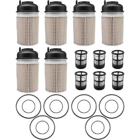 6PCS Fuel Filter Compatible with Detroit Diesel Engines DD13 12.8L DD15 14.8L DD16 15.6L Freightliner Sterling Western Star Replace A4700903151 PF9908