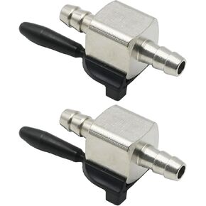 48568 Fuel Shut Off Valve 1/4 Inch Fit 180 Degree Oregon 07-403 07403 Heavy Duty Inline Cut Petcock Gas Diesel Petrol Scag 48568 Sunbelt B1SB868 for Small Engine