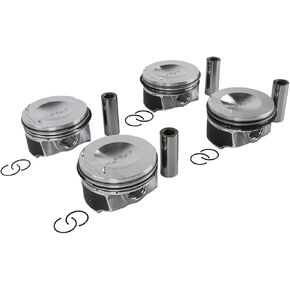 06H107065 am 4pcs محرك المكابس مجموعة مجموعة المكابس مجموعة النوبات لعام 2006-2014 Jetta 2.0L ، FITS لعام 2009-2011 Tiguan 2.0L ، استبدل OE 06H107065 صباحًا
