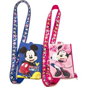 Disney Set of 2 Mickey and Minnie Mouse Lanyards with Detachable Coin Purse by n/a