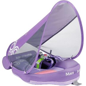 Baby Swimming Float with Removable UPF 50+ Canopy，Football Floating Swim Trainer, Suitable for Indoor and Outdoor use for Babies Aged 3-24 Months. in Saudi Arabia
