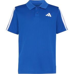 أديداس بويز للأكمام القصير ذي الأكمام القميص 3-stripe polo قميص