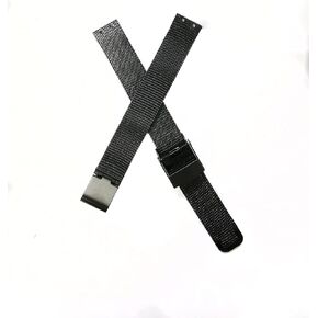 NZZXTO Replacement Watch Band for Bering Unisex Watch with Screw 12mm (hole spacing 5MM)
