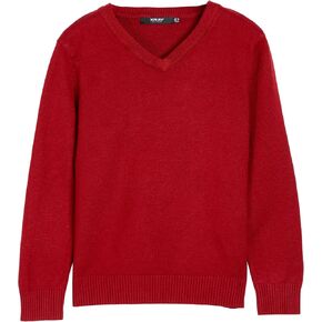 X Ray Boys School Uniform Uniform Sweater V -Neck (XS - XXL) ، Big Boys '& Little Kids Youth Long Long