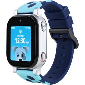 BESINPO مصممة لفرقة AT&T Amigo JR Watch ، Sport Soft Silicone Wristband Brashproof Precitable STRAP لـ AMIGO JR Watch for Boys Girls-Blue