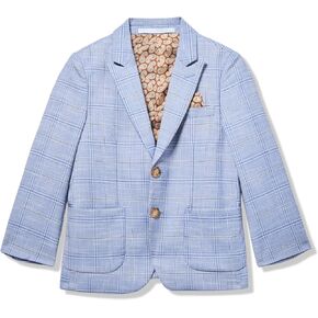 Isaac Mizrahi Boy's Slim Fit Plaid Blazer