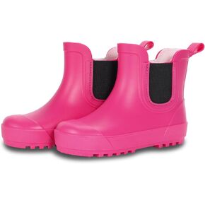 Toddler Rain Boots,Waterproof kids Chelsea Rain Boots for Boys and Girls