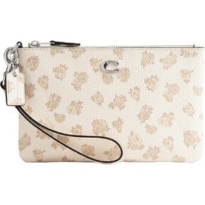 Coach Essential Small Wristlet with Floral Print, LH/Chalk Multi