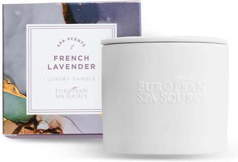 Jasmine Luxury Candle for Aromatherapy, Soy Wax Candle, Hand Poured, at Home Spa Experience Promoting Relaxation, 45 Hours of Burn Time in Saudi Arabia