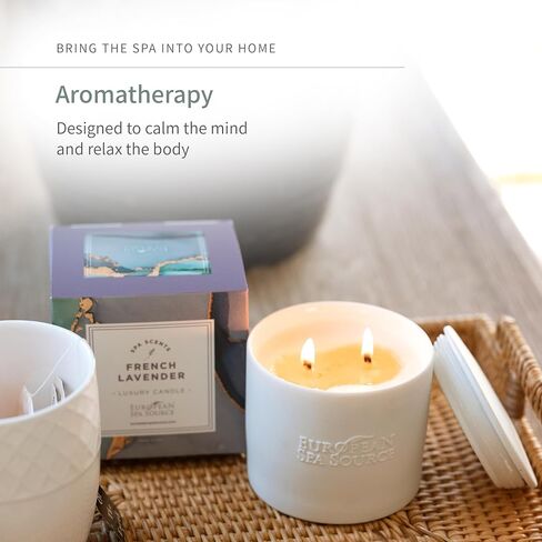Jasmine Luxury Candle for Aromatherapy, Soy Wax Candle, Hand Poured, at Home Spa Experience Promoting Relaxation, 45 Hours of Burn Time in Saudi Arabia