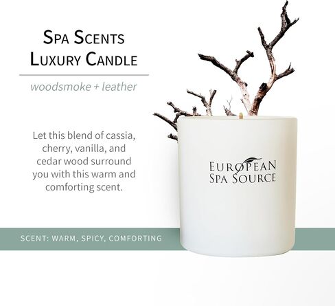 Jasmine Luxury Candle for Aromatherapy, Soy Wax Candle, Hand Poured, at Home Spa Experience Promoting Relaxation, 45 Hours of Burn Time in Saudi Arabia
