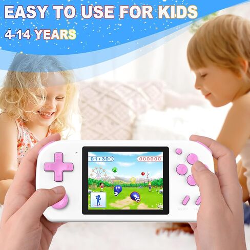 Great Boy Great Handheld Games for Kids with 218 Retro Video Game 3.0 '' 'Color Screen Arcade Arcade Player ، Hirdvict Xmas Gift (Blue) in Saudi Arabia