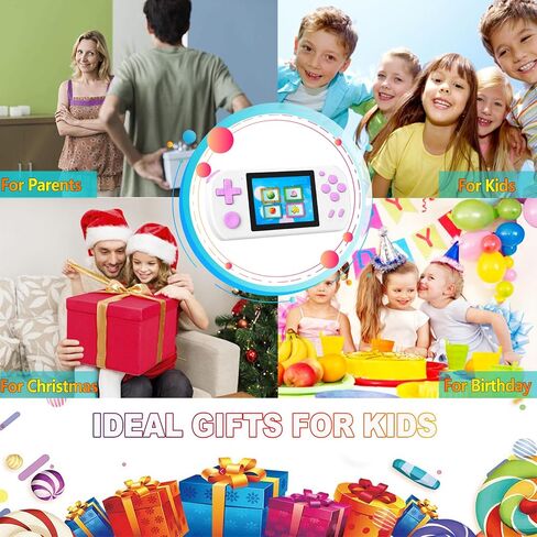 Great Boy Great Handheld Games for Kids with 218 Retro Video Game 3.0 '' 'Color Screen Arcade Arcade Player ، Hirdvict Xmas Gift (Blue) in Saudi Arabia
