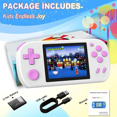Great Boy Great Handheld Games for Kids with 218 Retro Video Game 3.0 '' 'Color Screen Arcade Arcade Player ، Hirdvict Xmas Gift (Blue) in Saudi Arabia