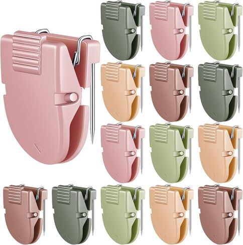 25 pcs مقصور مقصورة لوحة القماش ملحقات مقصورة القسم لوحة الجدار مشبك صور المكتب الحائط للملاحظات المذكرات الحجم القياسي ، سعة 40 ورقة (متعدد الألوان) in Kuwait