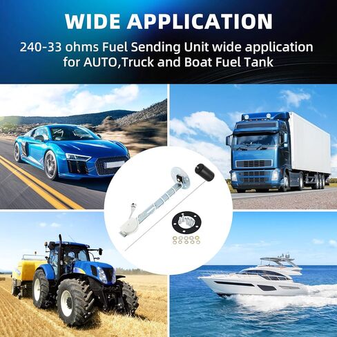 0-90 ohm Fuel Sending Unit 5"-27"(125mm-680mm) Boat Fuel Tank Level Sender Water Gauge for Marine AUTO Car Truck in Kuwait