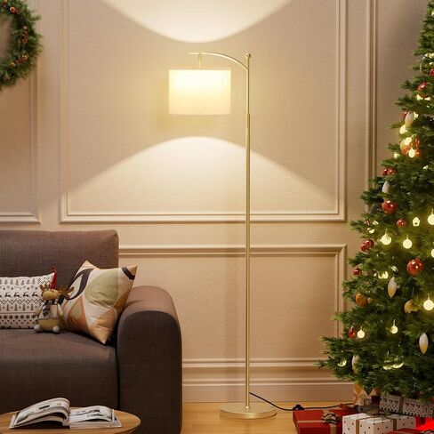 Ambimall 60 "مصابيح أرضية لغرفة المعيشة مع 3 درجات حرارة اللون لمبة وظل قابلة للضبط ، مصباح طويل القامة لغرفة غرفة المعيش in Kuwait