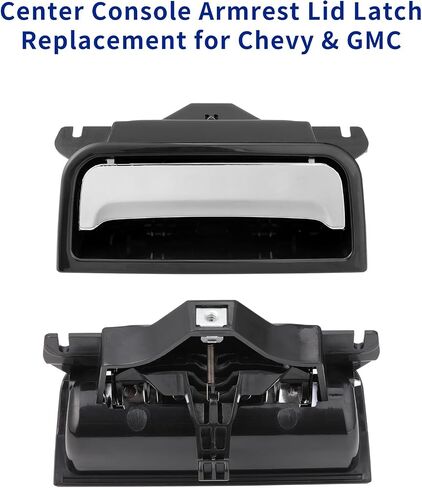 Center Console Latch for Chevy Silverado Suburban Tahoe, GMC Sierra Yukon 2014 2015 2016 2017 2018 2019 2020, Replace# 22792217 22861304 Center Console Handle (Chrome) in Saudi Arabia