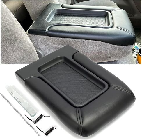 LID CENTORE CENTORE ECOTRIC CENTOLE LID متوافق مع 1999-2007 CHEVY SILVERADA TAHOE AVALANCHE Suburban GMC Sierra Yukon Escalade Armrest Latch Latch Protectizer Cover لعام 19127364 in Saudi Arabia