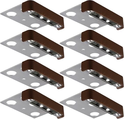 LEONLITE 8-Pack Classic Series 7 Inch LED Hardscape Lighting, Retaining Wall Lights, LED Landscape Lighting, 12V Paver Light Low Voltage, 1.5W Outdoor Step Lights, 2700K Soft White, ETL in Kuwait