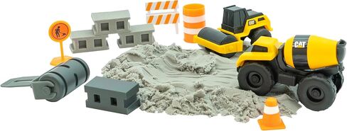 CAT Construction Toys, Dig N' Build Dirt Playset with 10 Oz of Compound, 2 Little Machine Vehicles, Ages 3+ in Kuwait