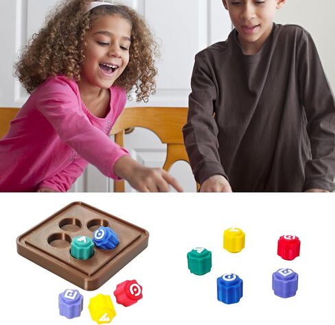 Gonggi Korean Game Stone Set,Traditional Korean Tossing Stone Game, Squid Gong Gi Game, Korean Gonggi Game Jack Stone Pebbles Set (BrownBase, 5Stone+1Base) in Saudi Arabia