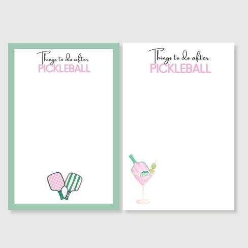 تخصيص بسيط. "أشياء يجب القيام بها بعد Pickleball" Post It Notes® Notepad. للقيام بالقائمة. مخللة المخلل ، هدايا المخلل ، حزب المخلل. in Kuwait