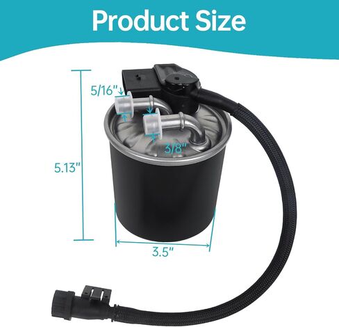WK 820/18 Fuel Filter Compatible with Mercedes Benz GLK200 2.1L 2010-2015, Sprinter 519 CDI 3.0L 2009-2020, E250 2009-2015, Replaces 6510902952 6510901552 6510903052 in Saudi Arabia