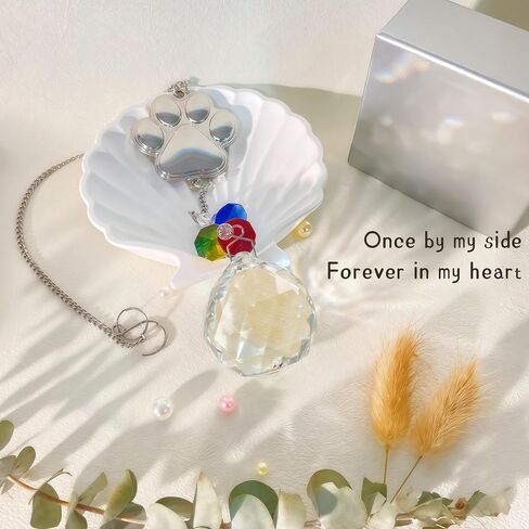 الهدايا التذكارية للحيوانات الأليفة Crystal Suncatcher: هدايا تذكارية للكلاب ، وفقدان هدية تعاطف الكلاب ، زخرفة الفجيعة للحيوانات الأليفة في ذكرى ذكاء شكل الكلاب للكلاب الجرو الموفرة للذكرى (القلب) in Saudi Arabia