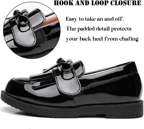 Girl's British Style School Uniform Shoes Princess Performance Oxford Shoes in Saudi Arabia