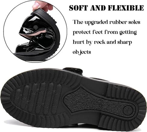 Girl's British Style School Uniform Shoes Princess Performance Oxford Shoes in Saudi Arabia