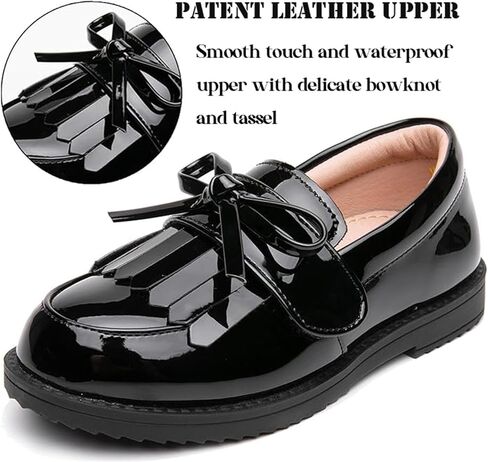 Girl's British Style School Uniform Shoes Princess Performance Oxford Shoes in Saudi Arabia