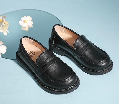 kkdom Girl's Classic School Uniform Shoes British Style Oxford Shoes in Saudi Arabia