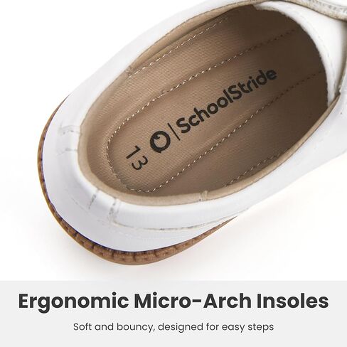 Boys Girls Dress Shoes Toddler Little Big Kid Oxford Shoes PU Leather School Uniform Wedding Loafer Flats White Baby Black Brown Lace-Up Casual Comfort Classic Formal Slip-On Walking Outdoor Party in Kuwait