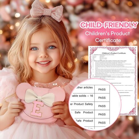 mibasies Toddler Purse for Girls - Little Kids' Gifts: Mini Mouse Ears Bow Purse (Pink) in Kuwait