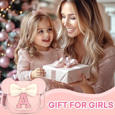 mibasies Toddler Purse for Girls - Little Kids' Gifts: Mini Mouse Ears Bow Purse (Pink) in Kuwait