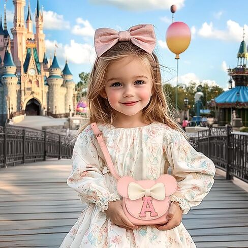 mibasies Toddler Purse for Girls - Little Kids' Gifts: Mini Mouse Ears Bow Purse (Pink) in Kuwait