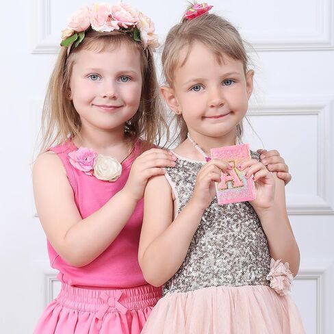 Leyeve Kids Wallets for Girls Teen,Cheap RFID Trifold wallet for 4-6-8-10-12-14-16Ages, Play Toddler Wallet for kids with Initials Zipper Coin Pocket,TriFold Childrens Wallet Novelty Birthday Gift-A in Kuwait