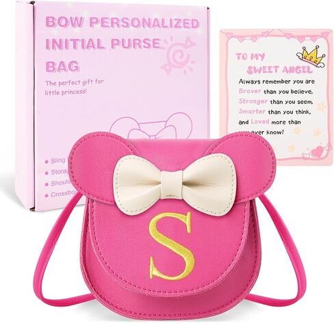 izuzta Toddler Purse Kids Wallets for Girls 1 2 3 4 5 6 7 8 9 Year Old Birthday Gift Cute Mini Mouse Purse Crossbody Purse in Saudi Arabia