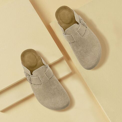 الأطفال من جلد الغزال السقوط الأولاد الفتيات صندل الفلين فولت قدميه الصغار على النعال الداخلية في الهواء الطلق الصنادل اللطيفة in Kuwait